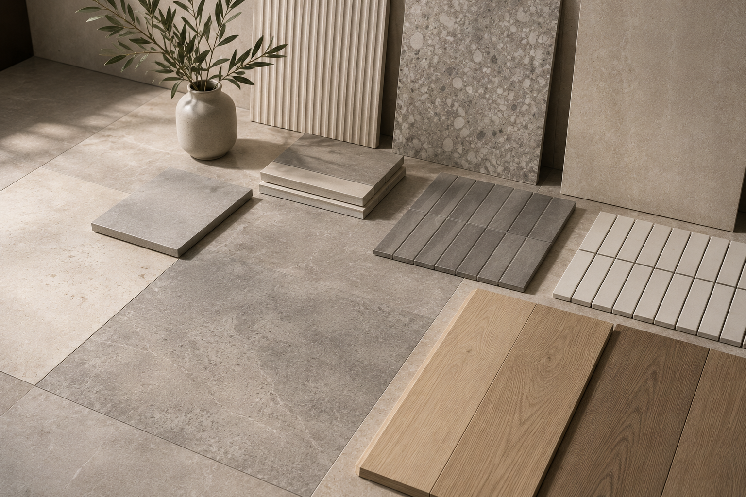Tile and flooring supply for a multi-unit residential project