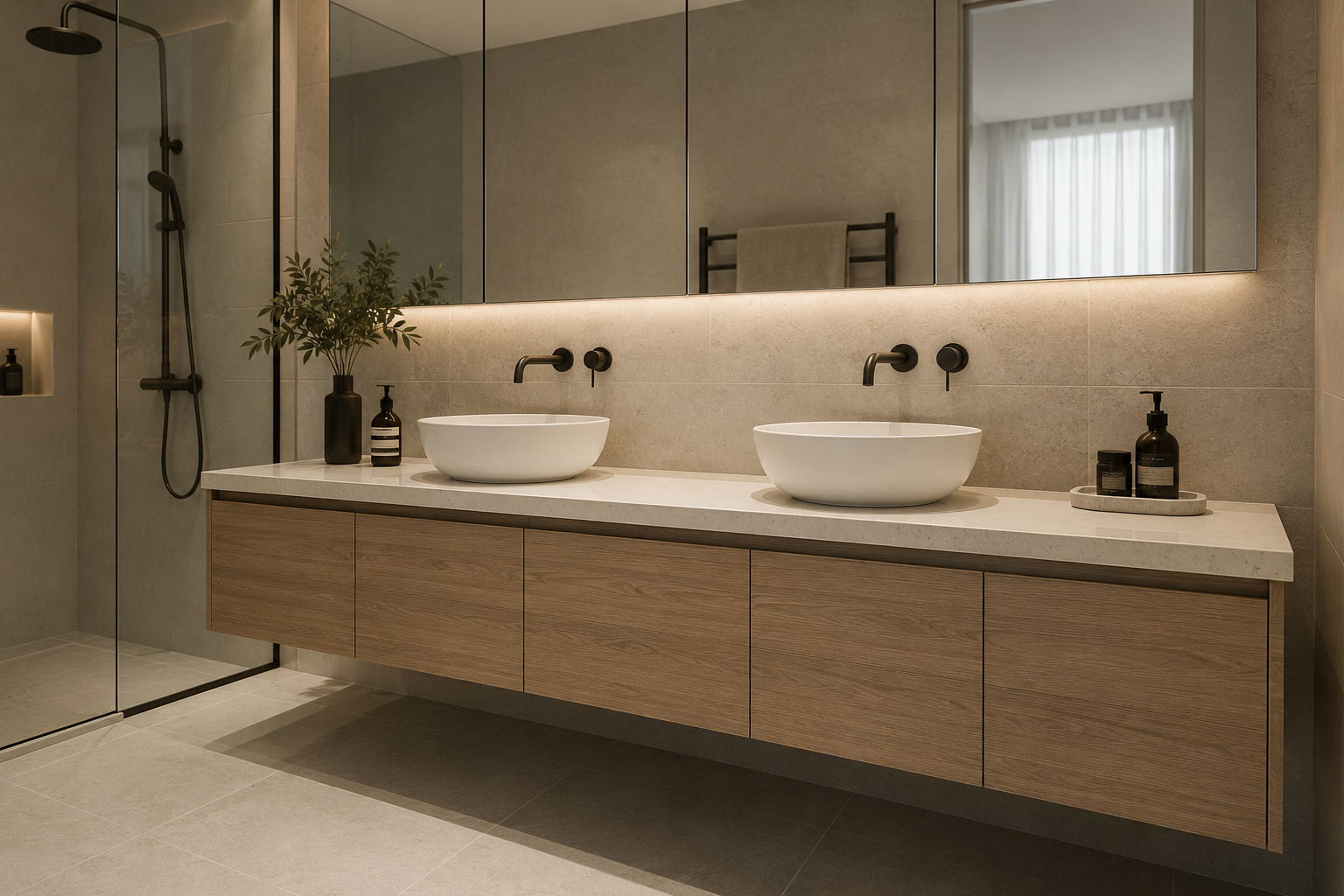 Bathroom vanity packages for a Melbourne residential development